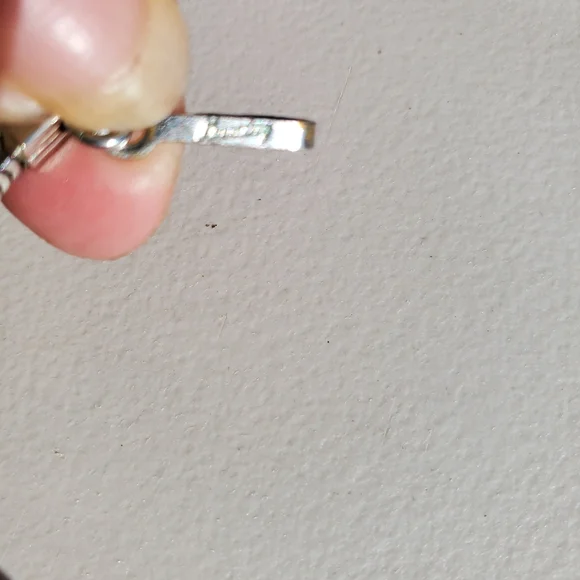 Vintage Barclay Signed Rhinestone Choker Necklace; purple and pink stones - Picture 5 of 7